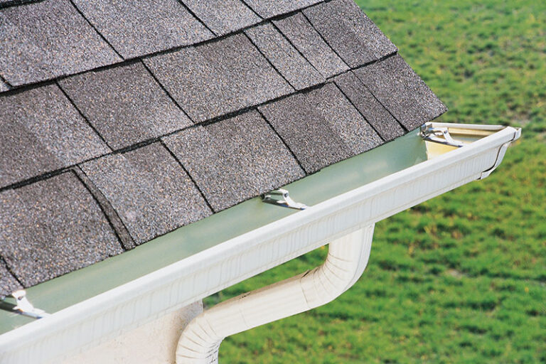 Gutters on home